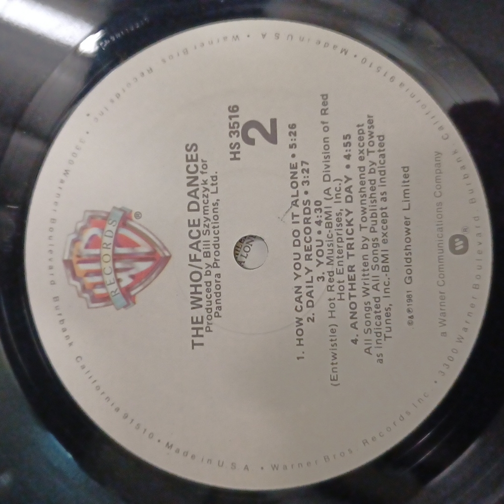 The Who/Face Dances - Picture 10 of 11